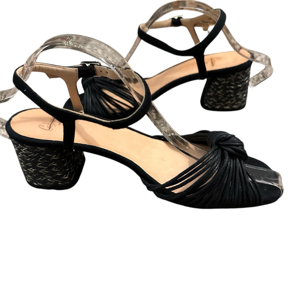 Anthropologie Castaner Mar-Knot Block heels Size 37/US 6.5 - Picture 12 of 15
